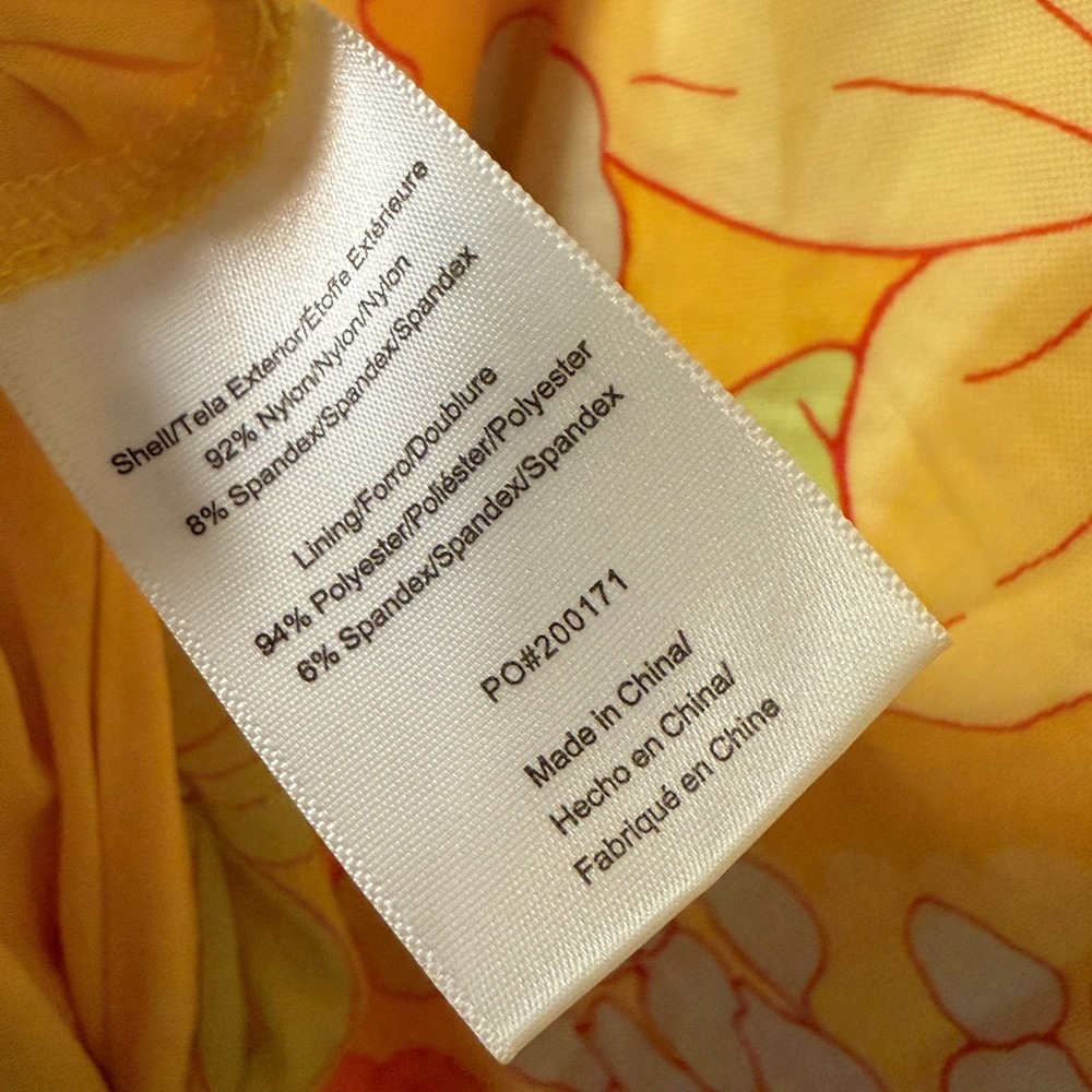 ModCloth Retro That Tropical 'Frilling' Mesh Mini Dress, Yellow Orange, L(NWT) - Picture 16 of 16